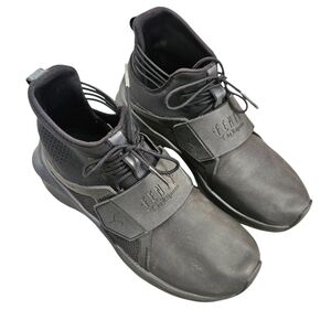 Puma Fenty By Rihanna Ignite Black Leather Lace Up Womens Trainers 6.5